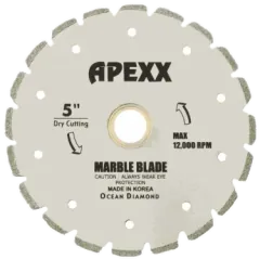 EV V Slot Blade for Marble