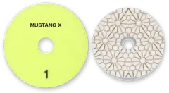 Mustang X 3-Step Polishing Pad for Granite, Quartz & Marble