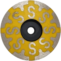 GDT Type S Resin Cup Wheel, Medium (Yellow)